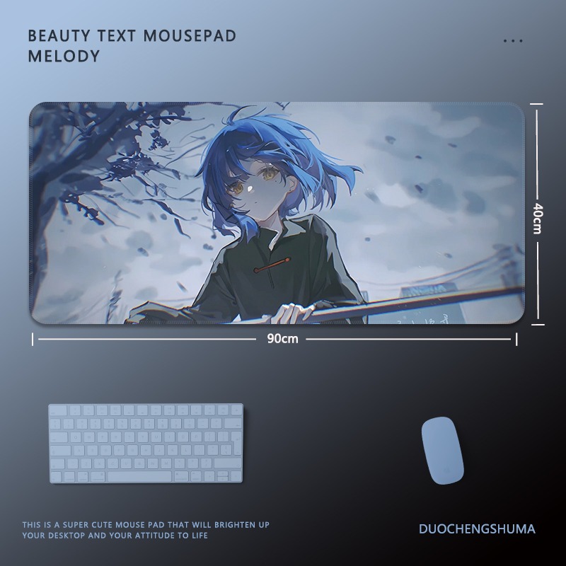 動漫電競超大遊戲加厚防滑鼠標墊