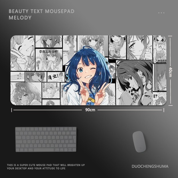 二次元報紙 主題桌墊 布質滑鼠墊-GOODTOYSTUDIO