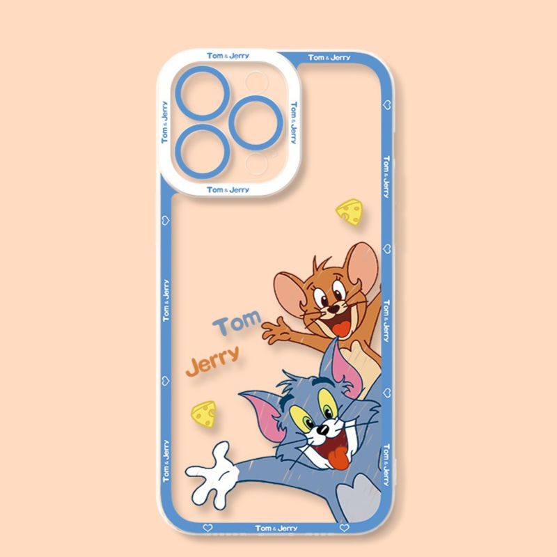 貓和老鼠天使眼透明防摔軟殼