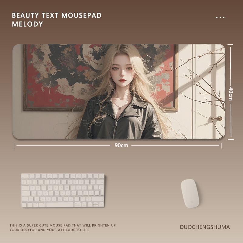 動漫美女 主題桌墊 布質滑鼠墊-GOODTOYSTUDIO