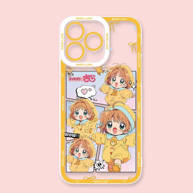 魔卡少女櫻天使眼透明防摔軟殼