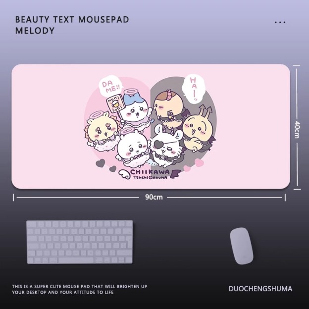 Chiikawa 主題桌墊 布質滑鼠墊-GOODTOYSTUDIO