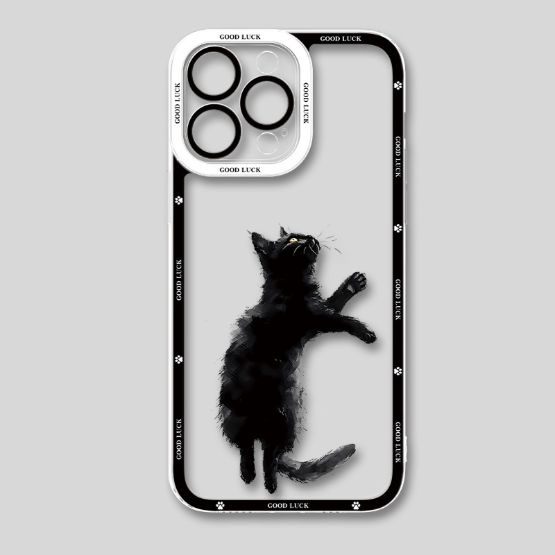 小貓咪 天使眼透明防摔軟殼-GOODTOYSTUDIO