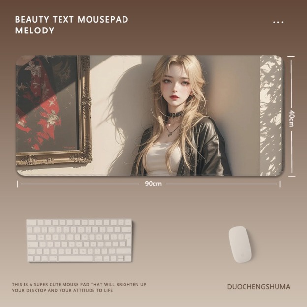 動漫美女 主題桌墊 布質滑鼠墊-GOODTOYSTUDIO