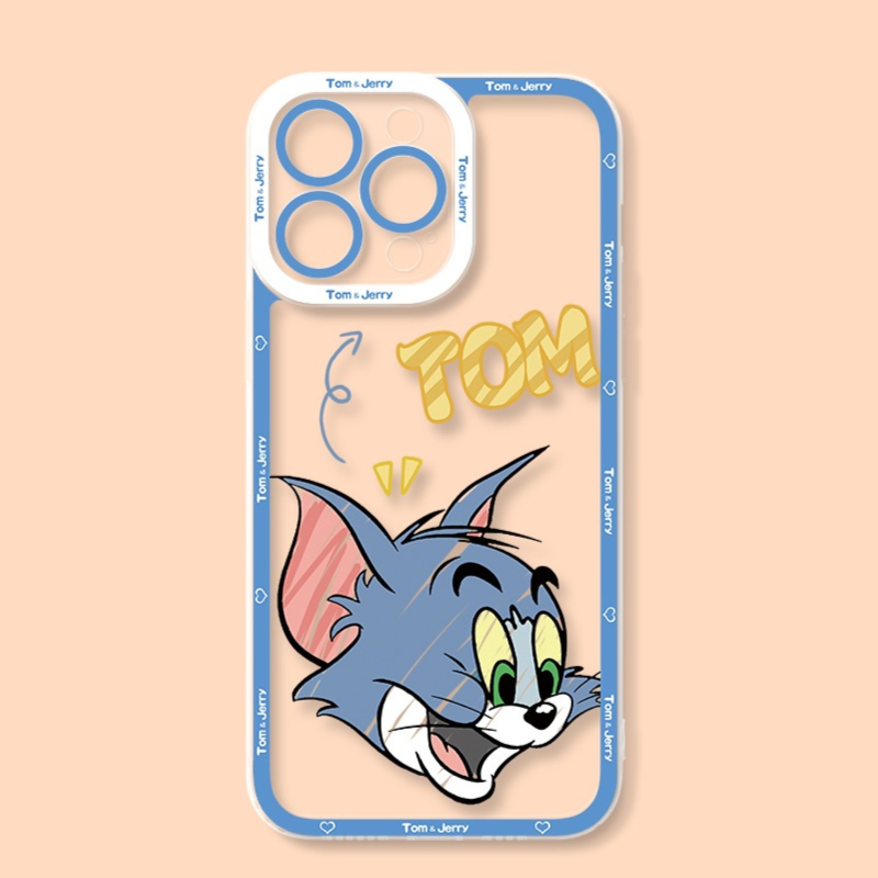 貓和老鼠天使眼透明防摔軟殼