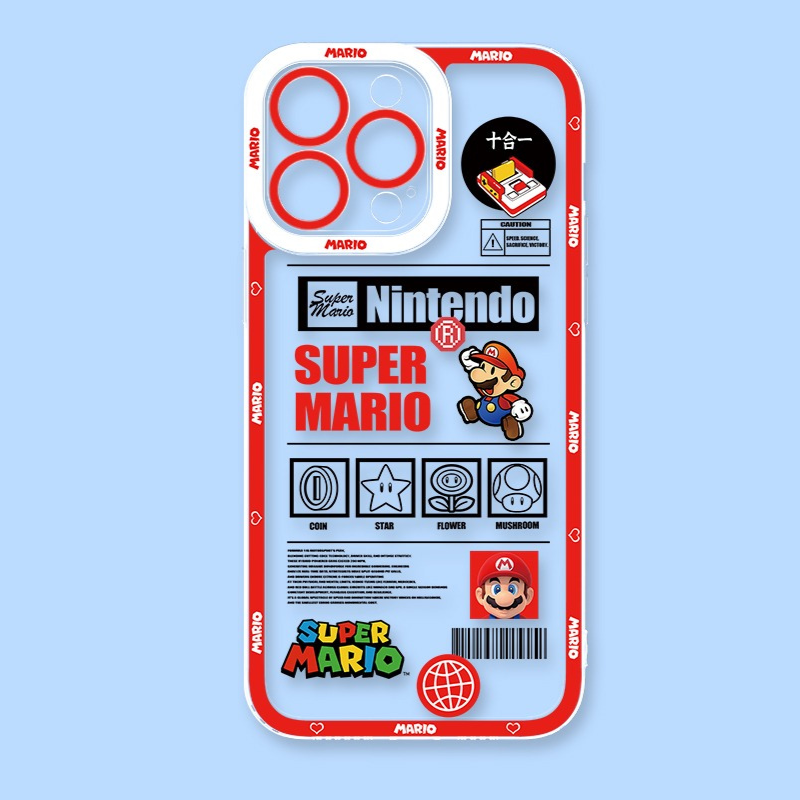 馬里奧天使眼透明防摔軟殼