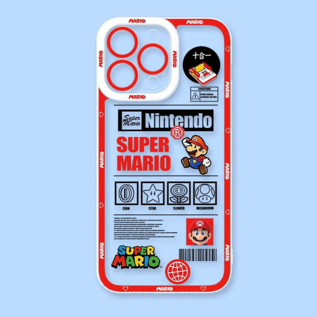 馬里奧天使眼透明防摔軟殼