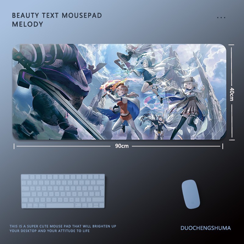 動漫電競超大遊戲加厚防滑鼠標墊