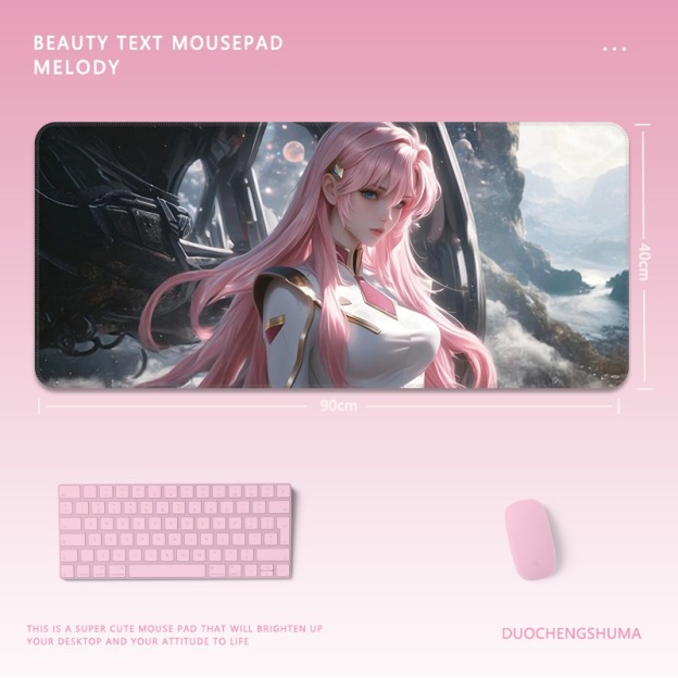 黑貓女孩 主題桌墊 布質滑鼠墊-GOODTOYSTUDIO