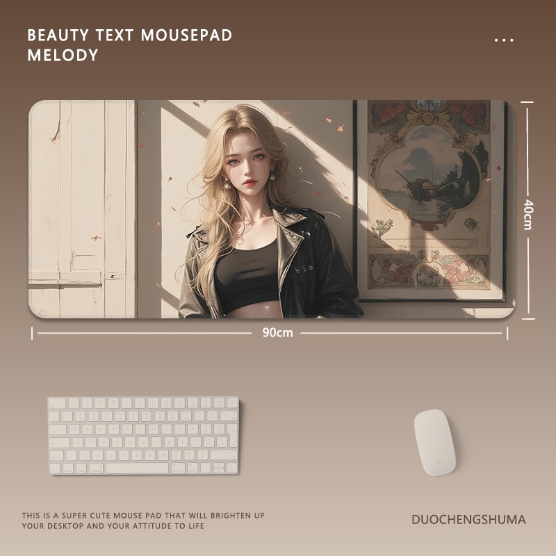 動漫美女 主題桌墊 布質滑鼠墊-GOODTOYSTUDIO
