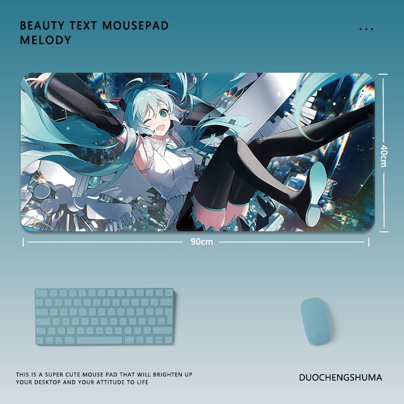 初音未來 主題桌墊 布質滑鼠墊-GOODTOYSTUDIO