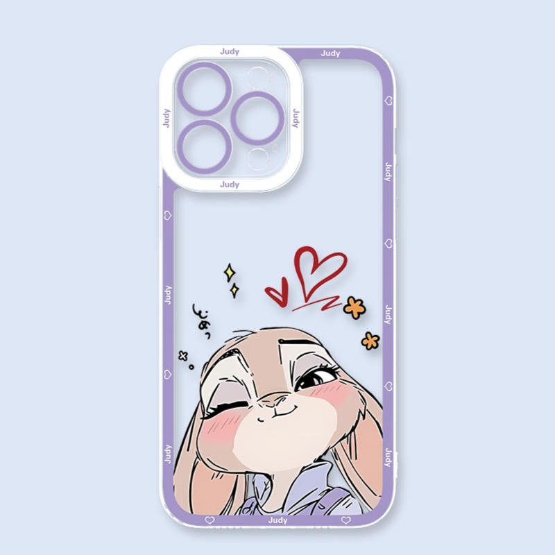 瘋狂動物城天使眼透明防摔軟殼