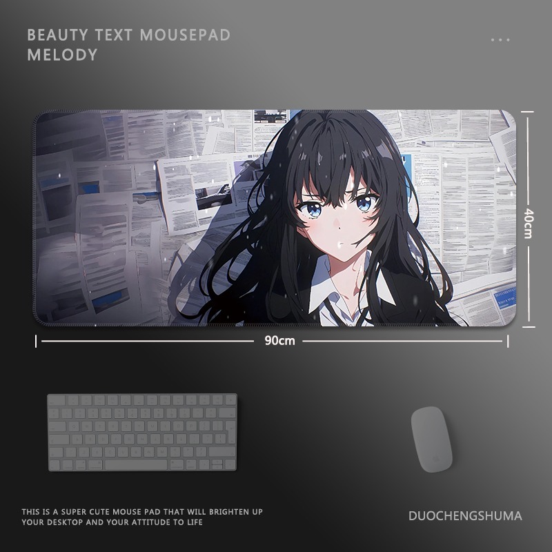 二次元報紙 主題桌墊 布質滑鼠墊-GOODTOYSTUDIO