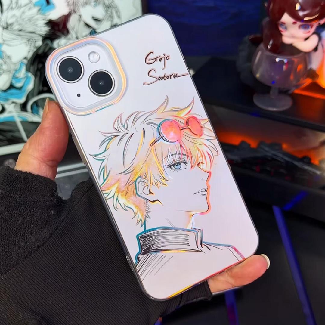 咒術迴戰 極光金漸變手機殼