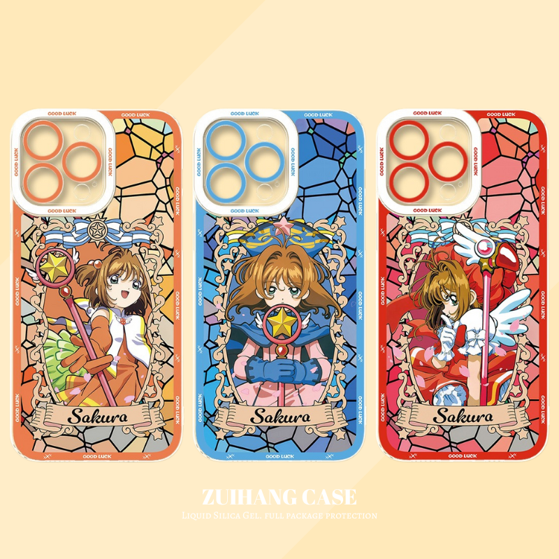 魔卡少女櫻天使眼透明防摔軟殼