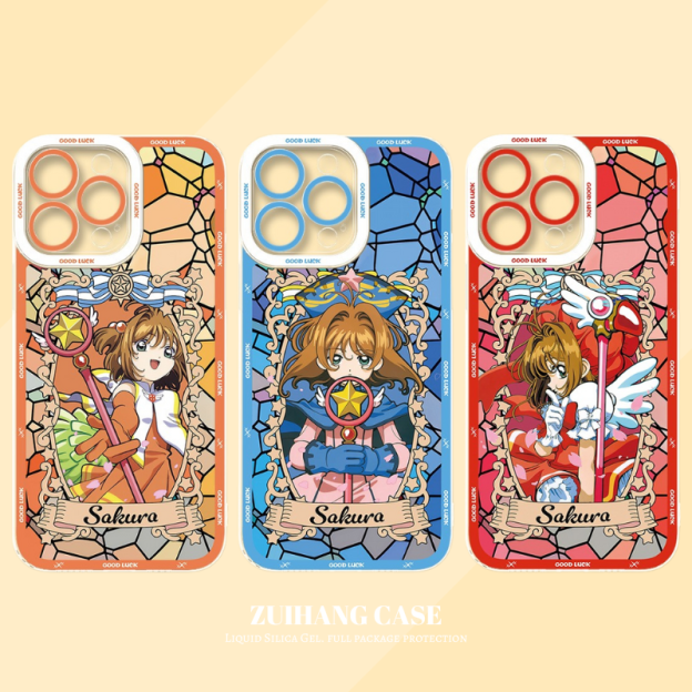 魔卡少女櫻天使眼透明防摔軟殼