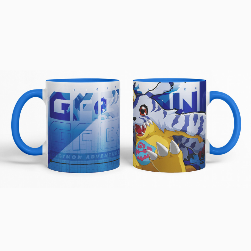 數碼寶貝 同人周邊陶瓷馬克杯