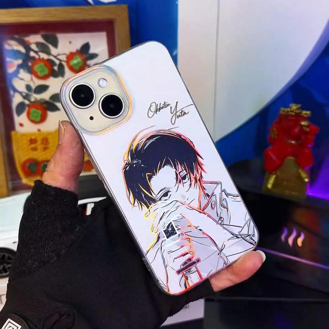 咒術迴戰 極光金漸變手機殼