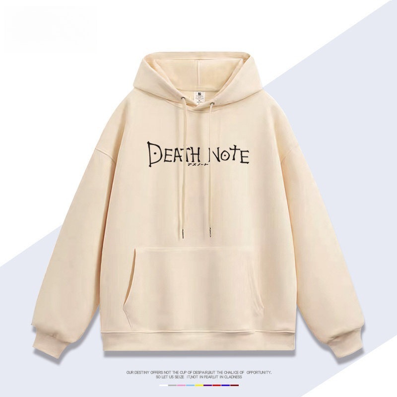 死亡筆記周邊新款 男女情侶同款連帽衛衣