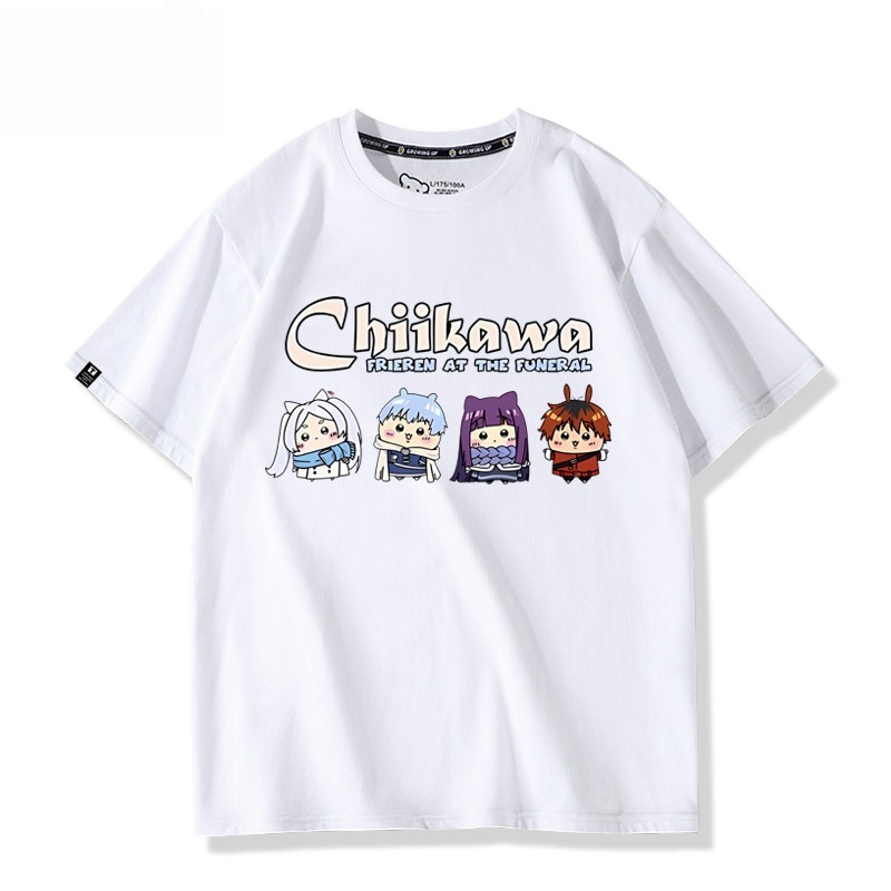 Chiikawa X 葬送的芙莉蓮  印花短袖T恤