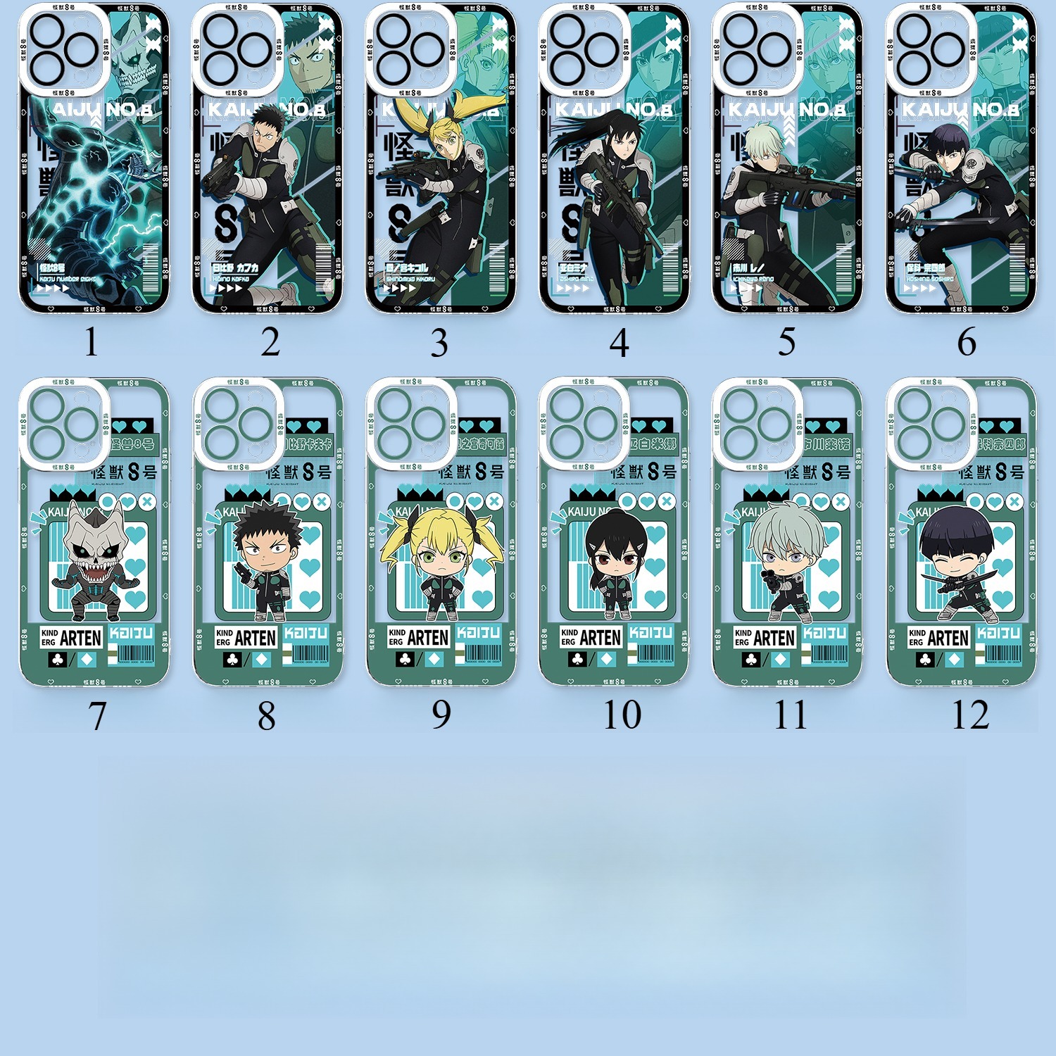 怪獸8號 天使眼透明防摔軟殼-GOODTOYSTUDIO