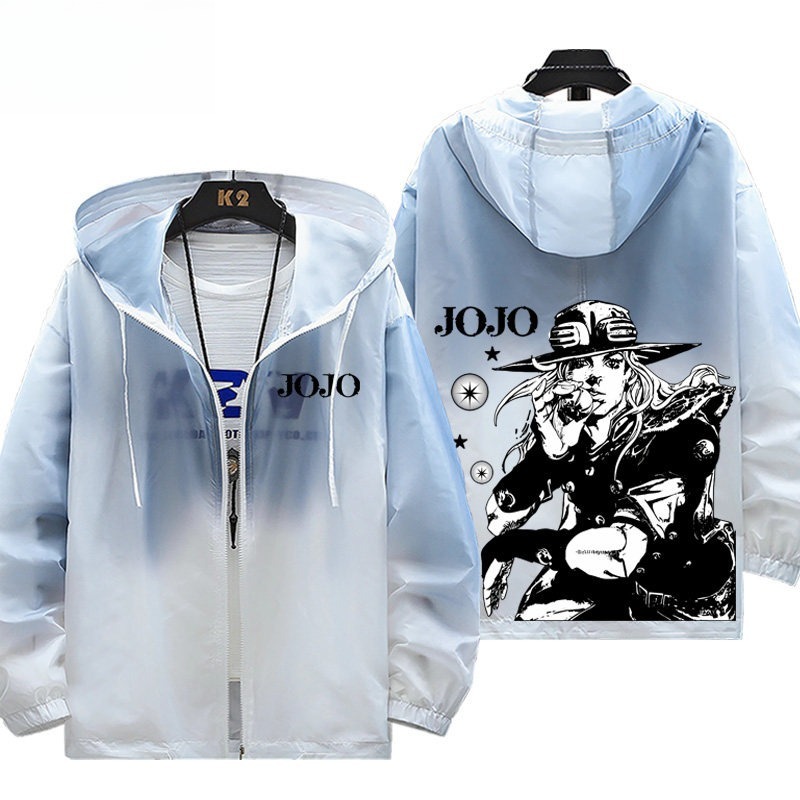 JOJO的奇妙冒險 輕薄透氣漸變防曬衣外套