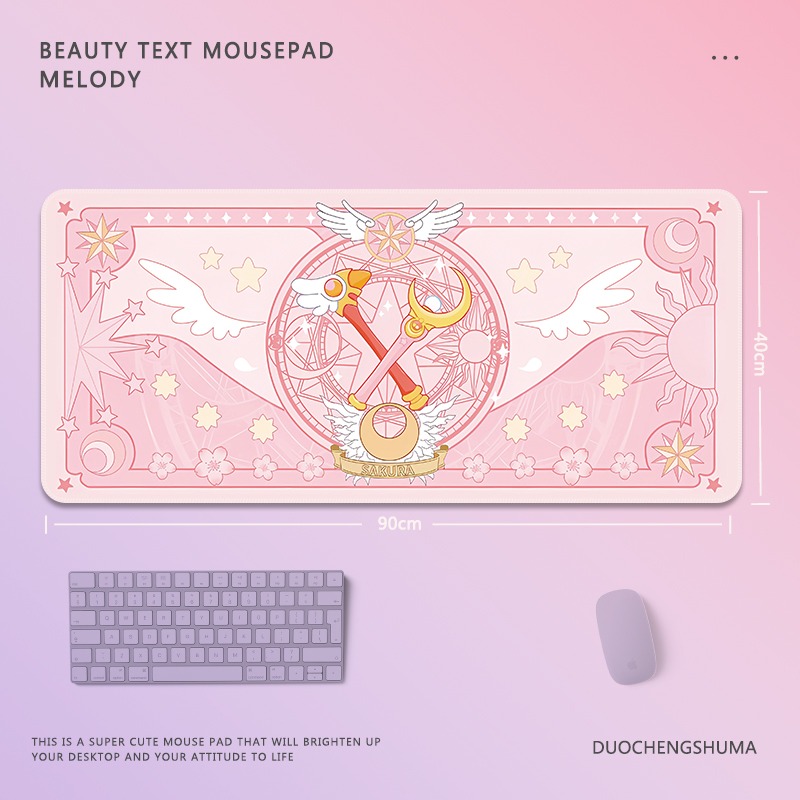 魔卡少女櫻 主題桌墊 布質滑鼠墊-GOODTOYSTUDIO