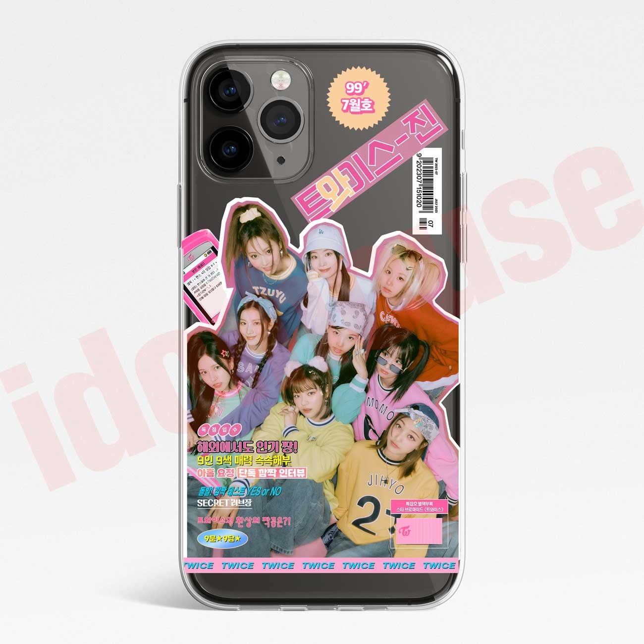 TWICE 天使眼透明防摔軟殼-GOODTOYSTUDIO