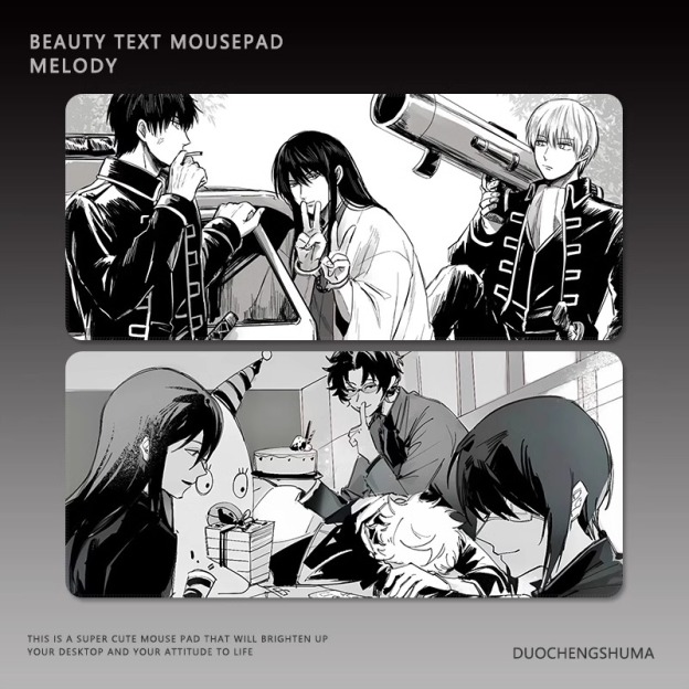 銀魂神樂動漫 主題桌墊 布質滑鼠墊-GOODTOYSTUDIO