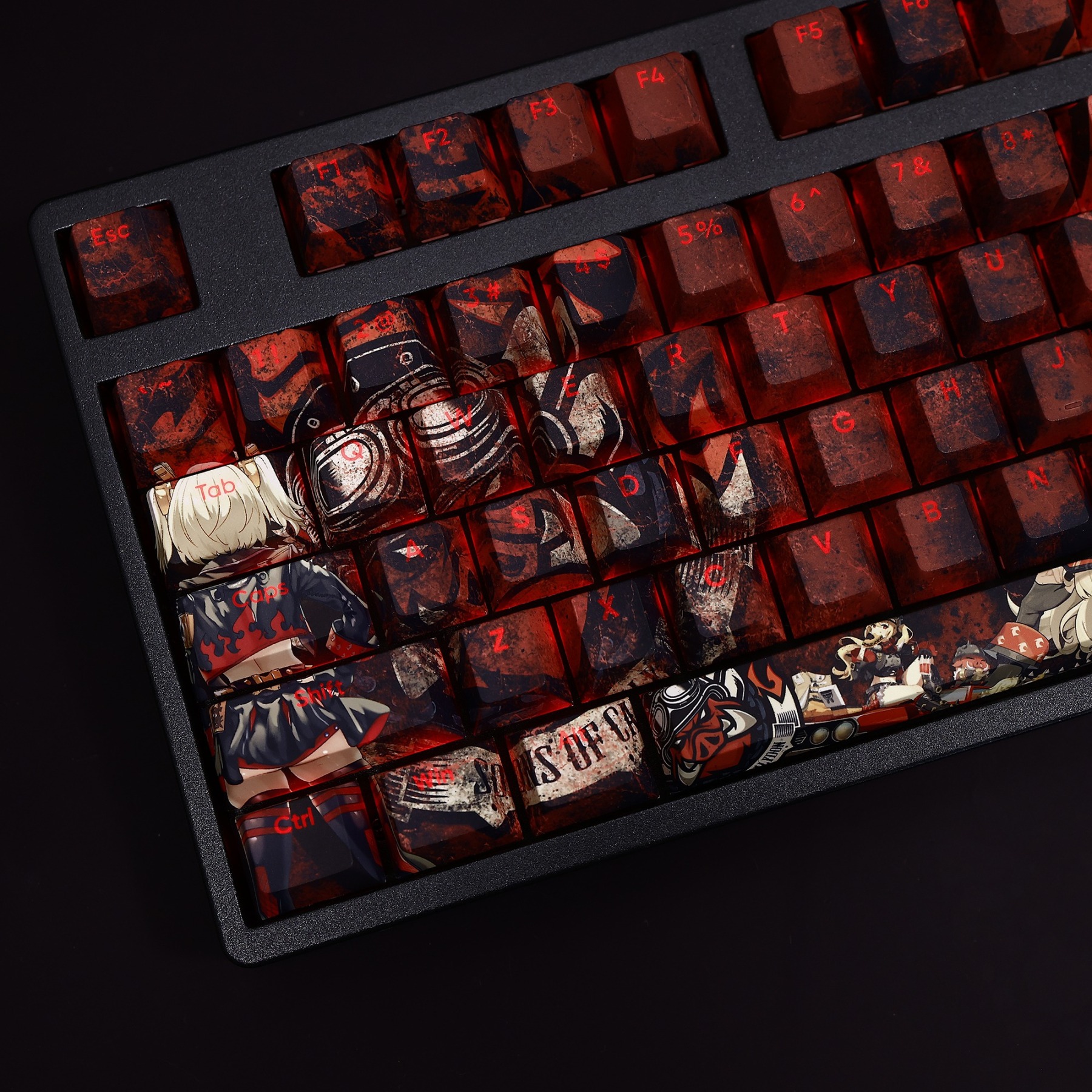 絕區零柏妮思懷特透光RGB108鍵標準配列衛星軸鍵帽