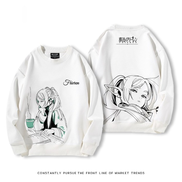 葬送的芙莉蓮 秋冬新款 親子情侶裝圓領長袖