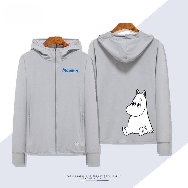 Moomin 嚕嚕米 夏季通勤冰絲速乾涼感防曬外套