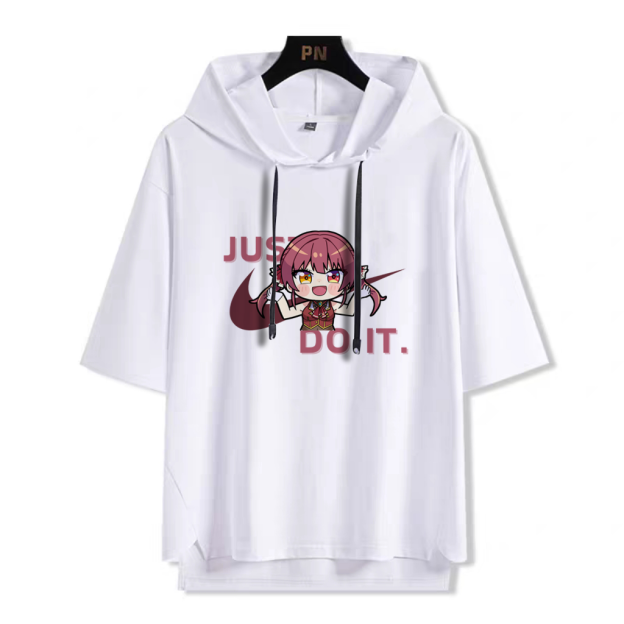 Vtuber HOLOLIVE 潮牌聯名連帽短袖T恤