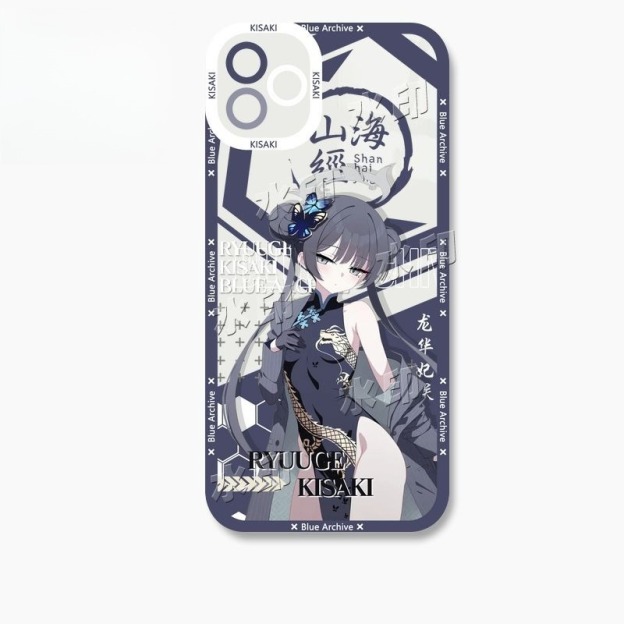 蔚藍檔案龍華妃咲 天使眼透明防摔軟殼