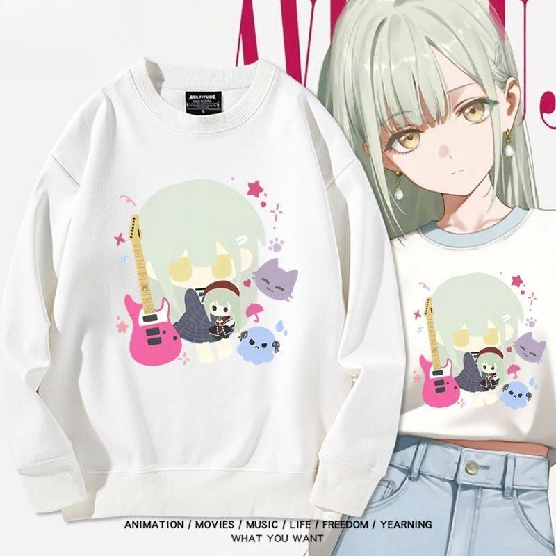 Mygo!AveMujica若葉睦 聯名親子情侶裝 圓領長袖