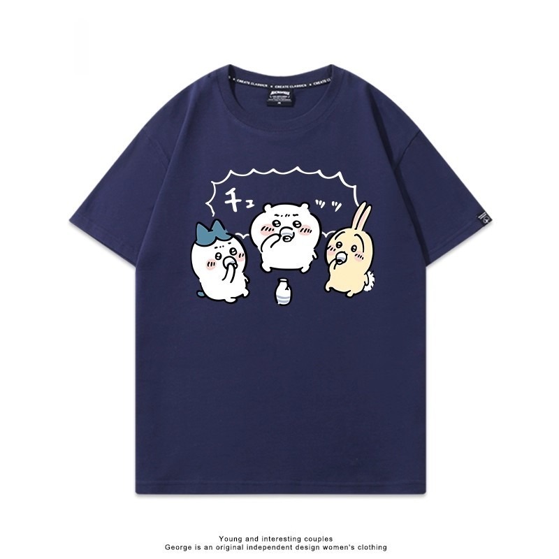 Chiikawa 2025親子情侶男女同款 印花短袖T恤-GOODTOYSTUDIO