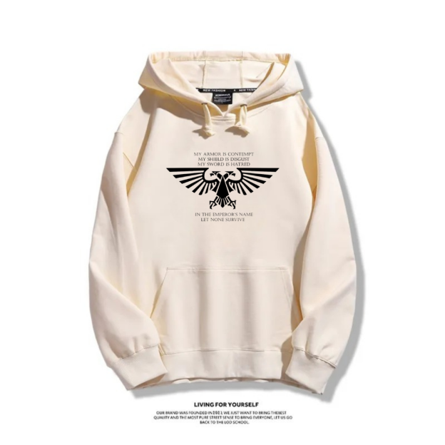 戰錘40K 秋冬新款 親子情侶裝連帽衛衣