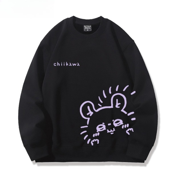 Chiikawa 聯名親子情侶裝 圓領長袖