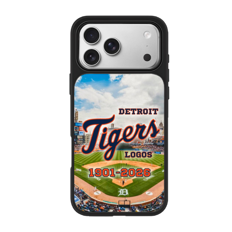 底特律老虎 Detroit Tigers 玻璃磁吸手機殼｜MagSafe 潮流保護殼