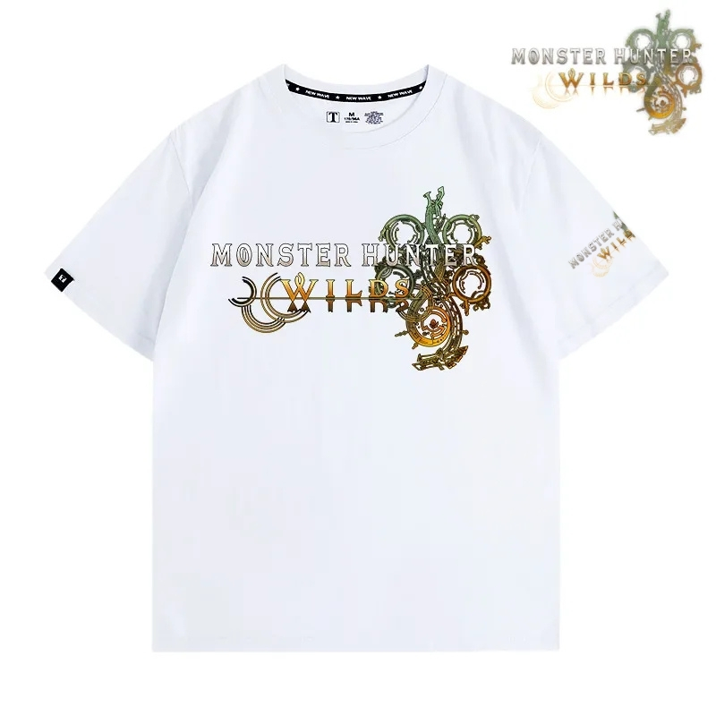 魔物獵人荒野印花短袖T恤