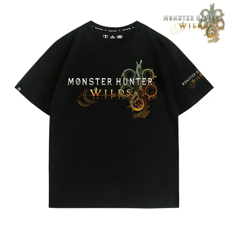 魔物獵人荒野印花短袖T恤