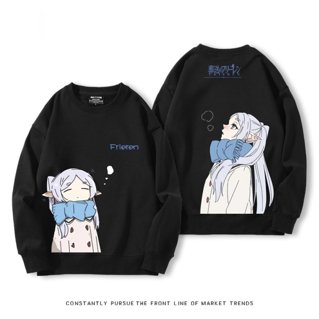 葬送的芙莉蓮 秋冬新款 親子情侶裝圓領長袖