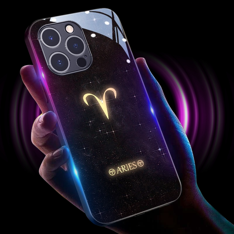 十二星座來電閃智能發光手機殼