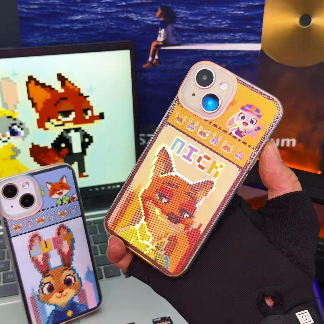 動物方城市 極光金漸變手機殼