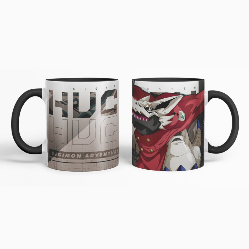 數碼寶貝 同人周邊陶瓷馬克杯