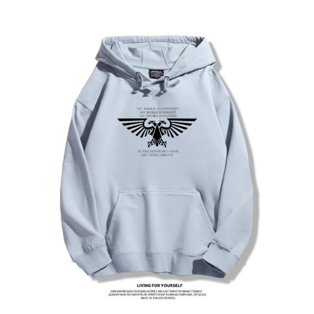 戰錘40K 秋冬新款 親子情侶裝連帽衛衣