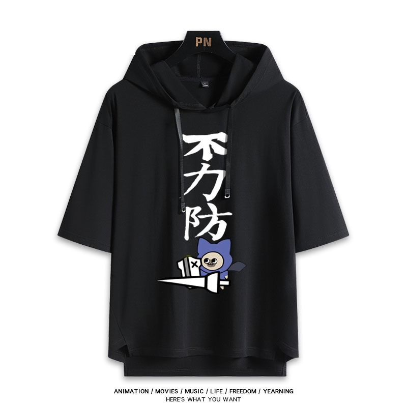 魔物獵人新款 親子情侶男女款連帽短袖T恤-ZUIHANG SHOP