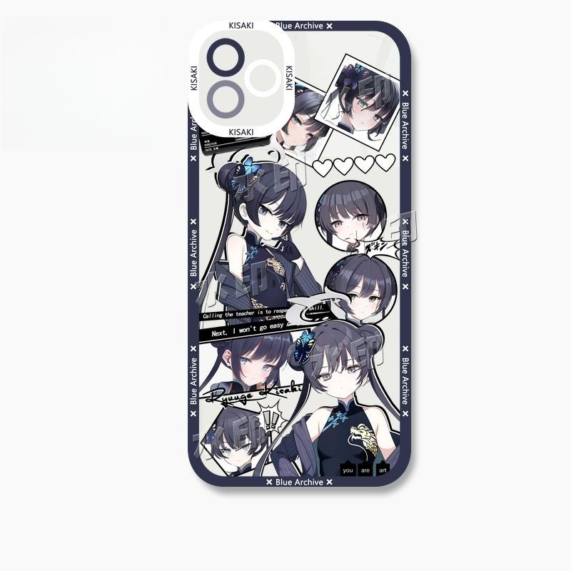 蔚藍檔案龍華妃咲 天使眼透明防摔軟殼