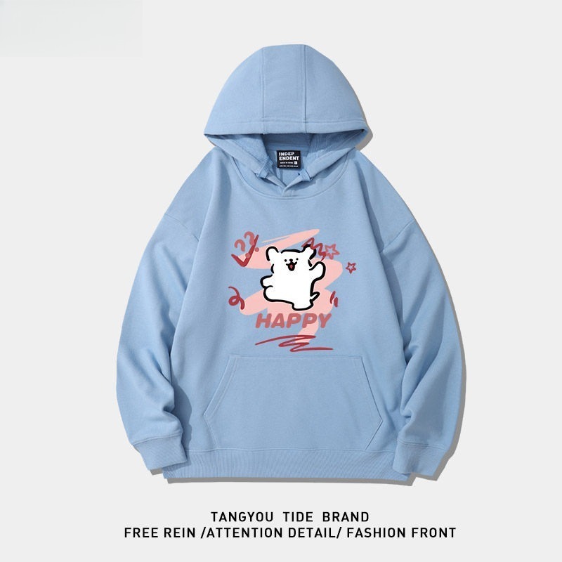 線條小狗 聯名衛衣2026秋冬新款親子情侶裝 圓領長袖/連帽衛衣