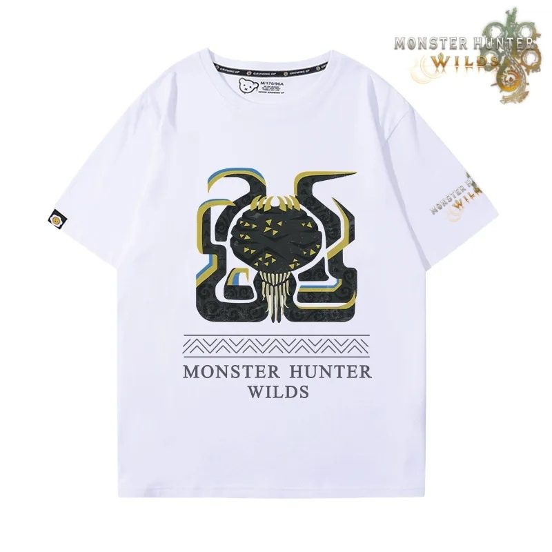 魔物獵人荒野印花短袖T恤